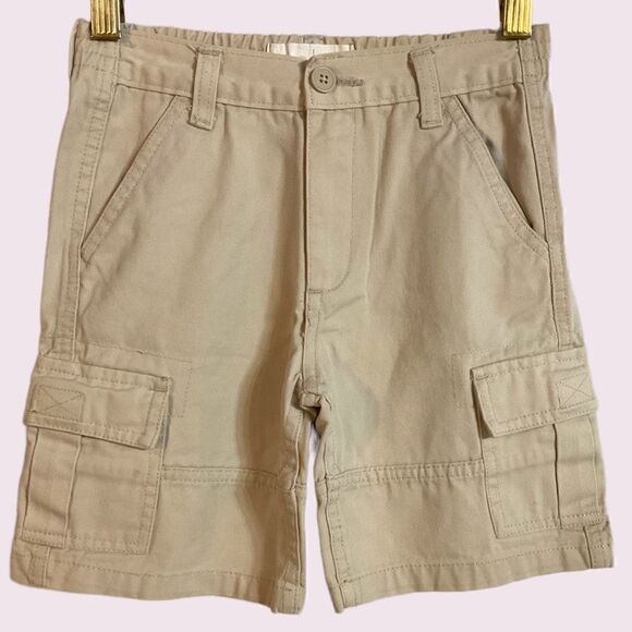 Paper Denim & Cloth Boys Khaki Cargo Shorts - Picture 1 of 3